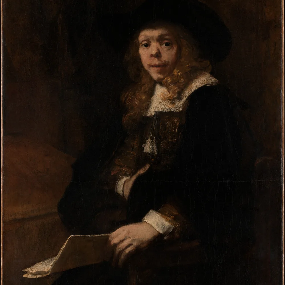 Old master portrait painting