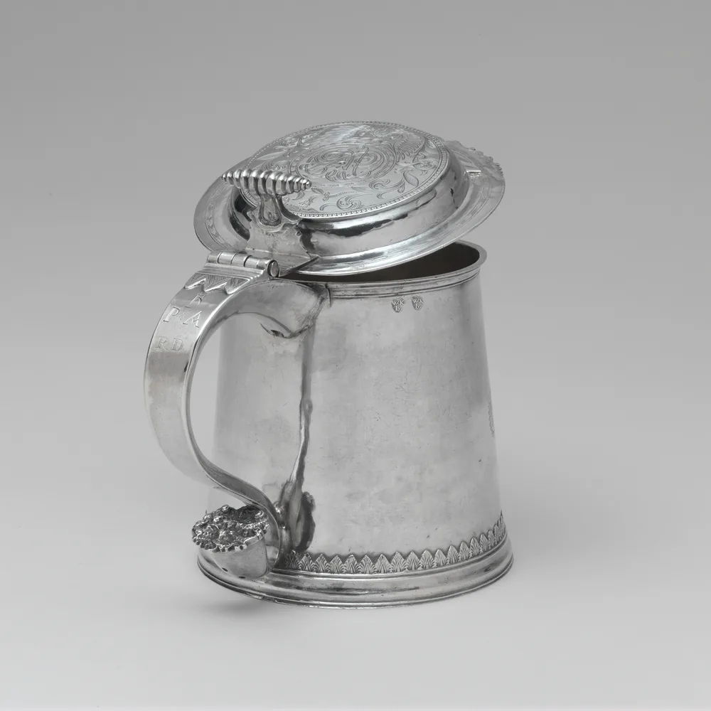 Antique silver tankard